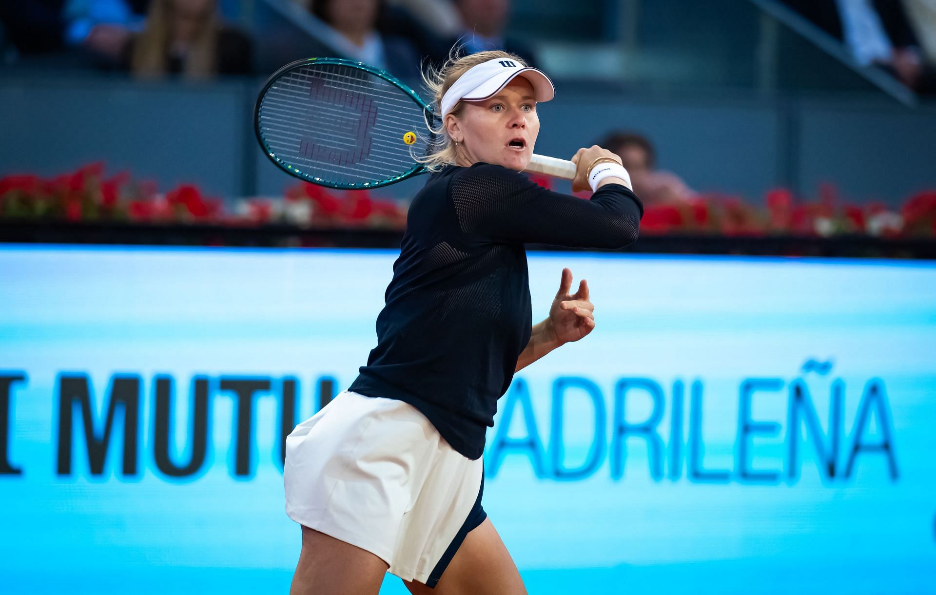 Stearns in action at the Mutua Madrid Open - Day Eight - Source: Getty